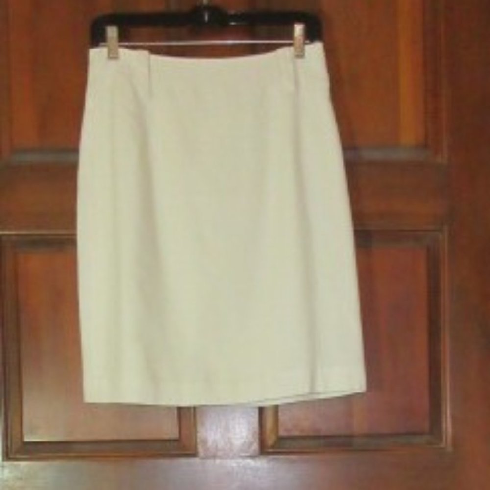 OFF-WHITE LINED SKIRT Size 10